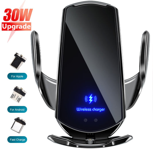 Automatic Wireless Phone Holder Charger Car | Wireless Phone Charger