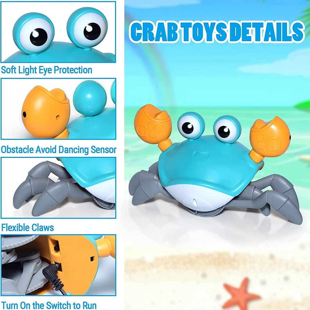 Baby Toy Walking Crab Toy Induction Escape Crab Octopus Crawling Fujão