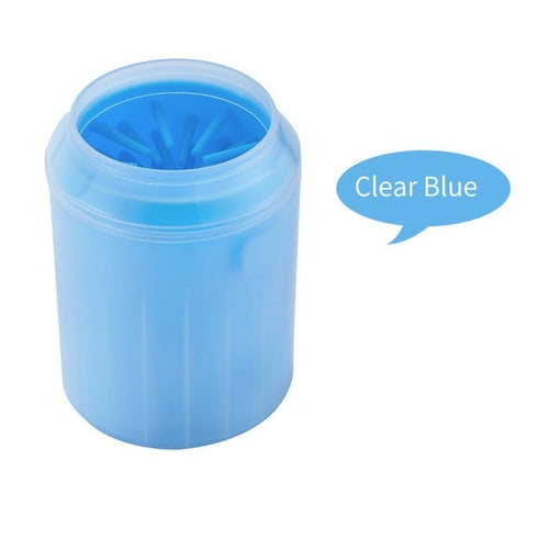 Dog Paw Cleaner Cup Soft Silicone Foot Cleaning Brush Portable Pet