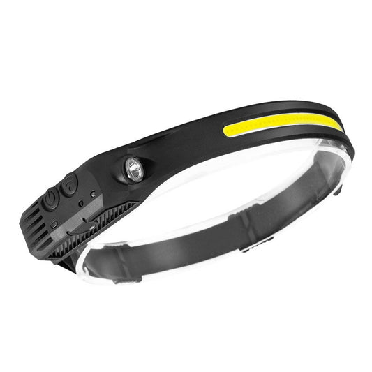 Led Sensor Headlamp Camping Light Head Flashlight Rechargeable