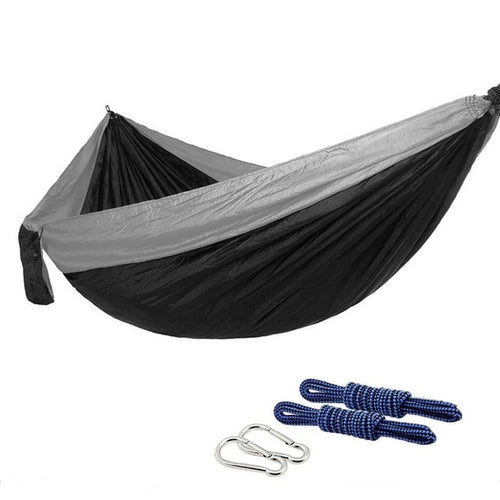 Nylon Color Matching Hammock Outdoor Camping Ultra Light Portable