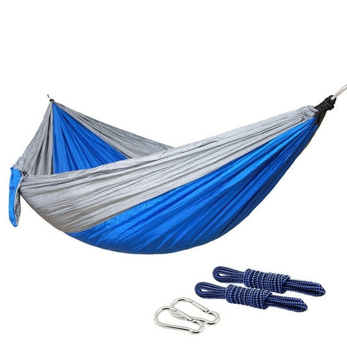 Nylon Color Matching Hammock Outdoor Camping Ultra Light Portable