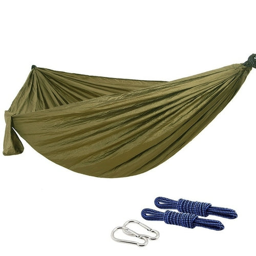Nylon Color Matching Hammock Outdoor Camping Ultra Light Portable