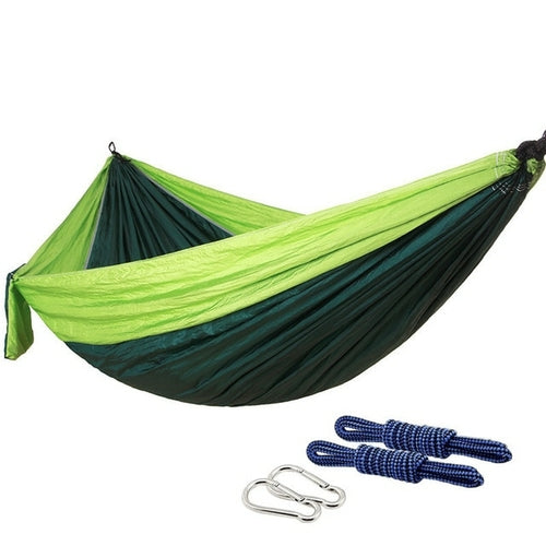 Nylon Color Matching Hammock Outdoor Camping Ultra Light Portable