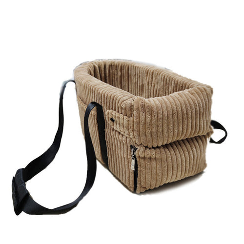 Portable Cat Dog Bed Travel Central Control Car Safety Pet Seat