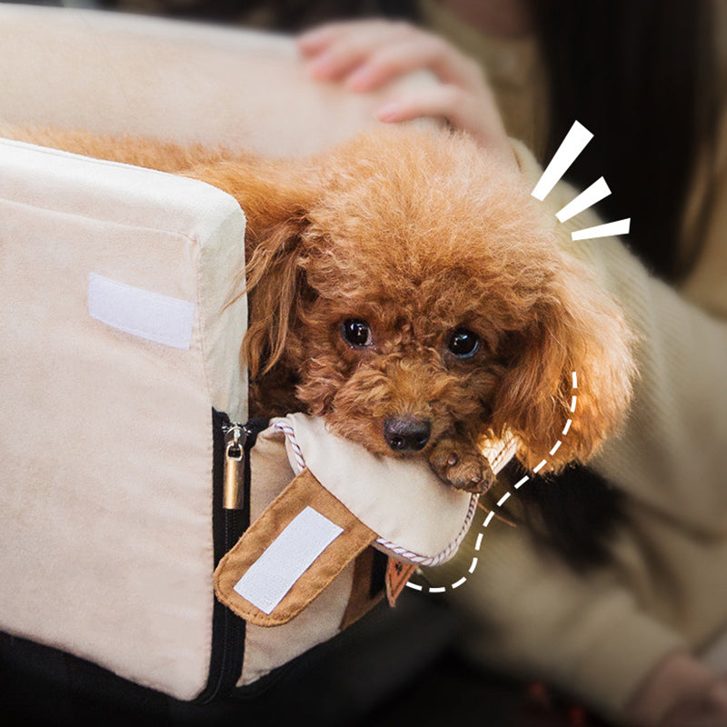 Portable Cat Dog Bed Travel Central Control Car Safety Pet Seat