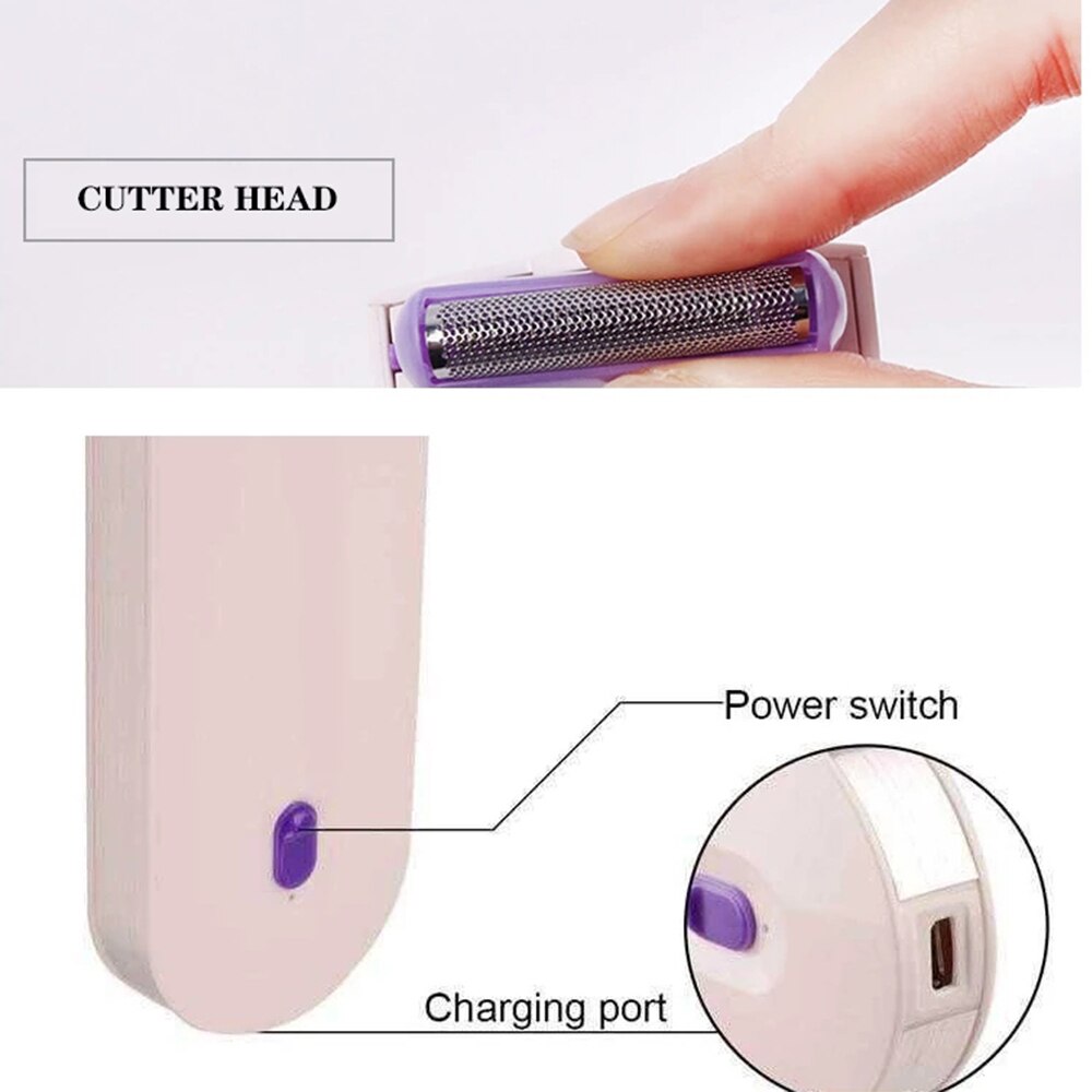 Finishing Touch Hair Remover | Hair Eraser Remover Usb | Safely Sensor